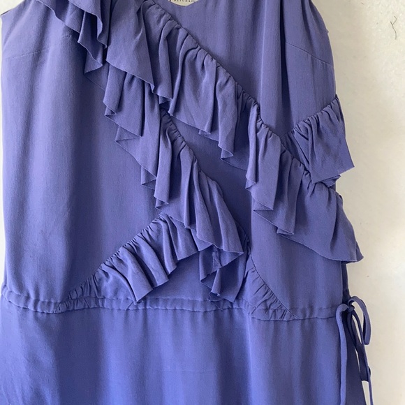 Silk Ruffle Dress - Picture 2 of 12